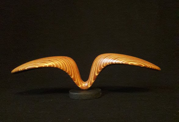 Laminated wood sculpture