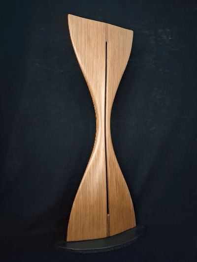 Laminated wood sculpture