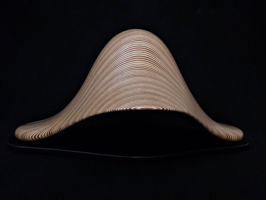 Laminated wood sculpture