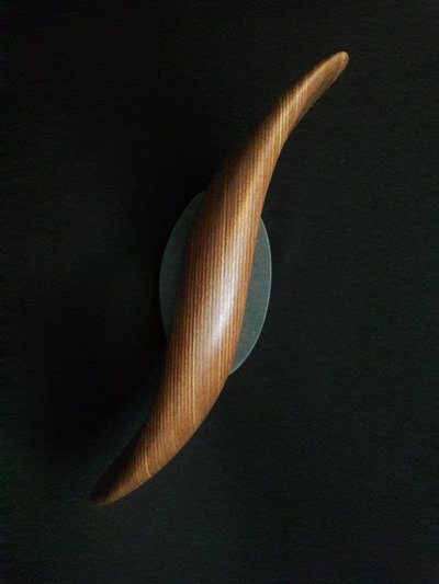 Laminated wood sculpture