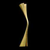 Laminated wood sculpture.