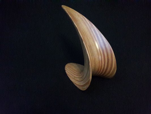 Laminated wood sculpture