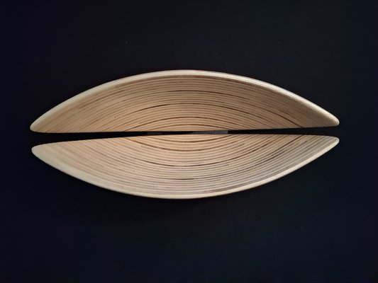 Laminated wood sculpture