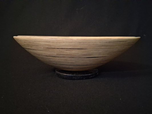 Laminated wood sculpture