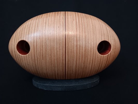 Laminated wood sculpture