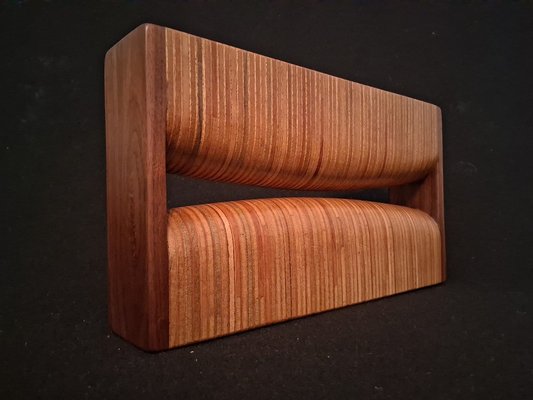 Laminated wood sculpture