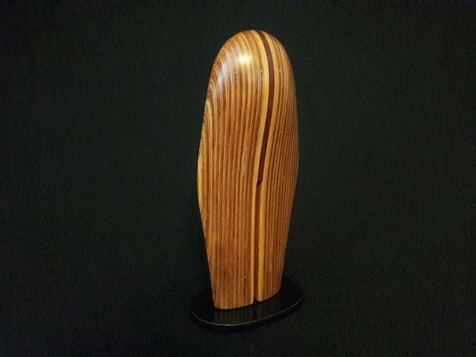 Laminated wood sculpture